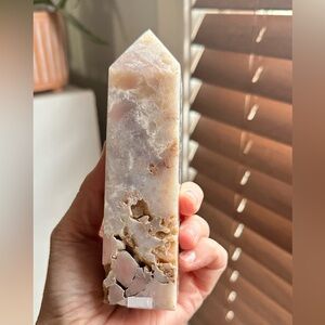 Flower Agate Tower Druzy
